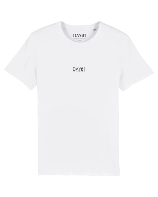 DAY01 LOGO / FRONT PRINT - White