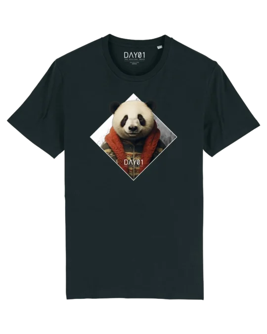 PANDA / FRONT PRINT - Black