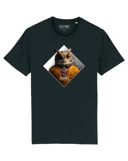 OWL / FRONT PRINT - Black