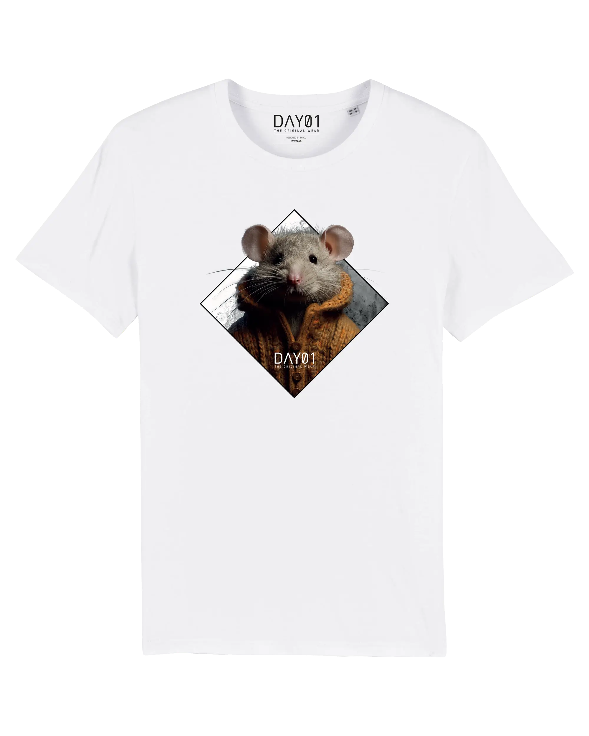 MOUSE / FRONT PRINT - White